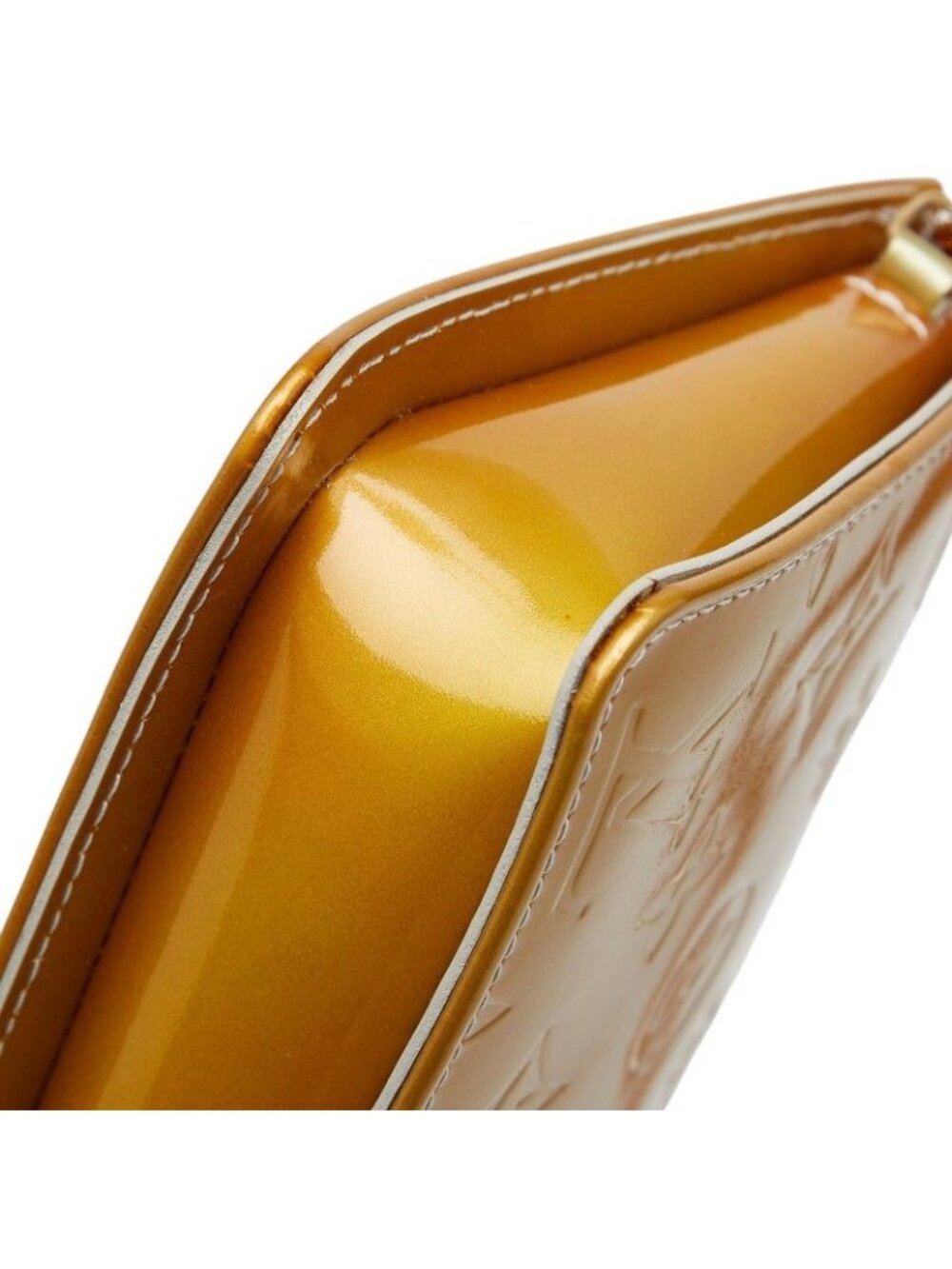 Louis Vuitton Monogram Vernis Lexington Pouch Mini Handbag Green Blue Patent - Picture 4 of 10